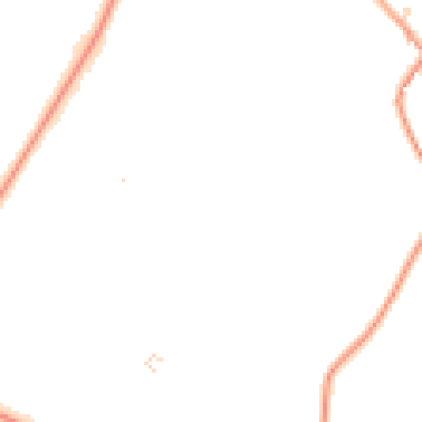 Daytime road noise heatmap for OX10 6EN