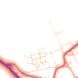 Daytime road noise heatmap for OX10 6FQ