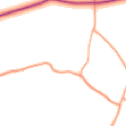 Daytime road noise heatmap for OX10 6HB