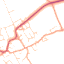 Daytime road noise heatmap for OX10 6NW