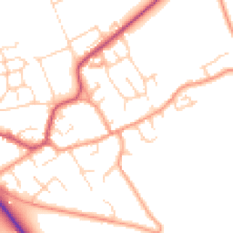 Daytime road noise heatmap for OX10 6PB