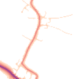 Daytime road noise heatmap for OX10 7BS