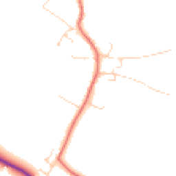 Daytime road noise heatmap for OX10 7DS
