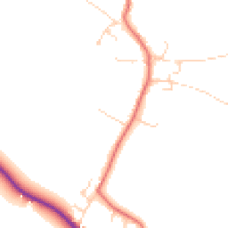 Daytime road noise heatmap for OX10 7DY