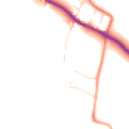 Daytime road noise heatmap for OX10 7EP