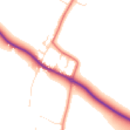 Daytime road noise heatmap for OX10 7EX