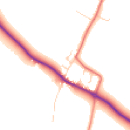 Daytime road noise heatmap for OX10 7HG