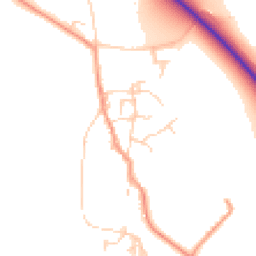 Daytime road noise heatmap for OX10 7HR
