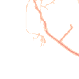 Daytime road noise heatmap for OX10 7JN