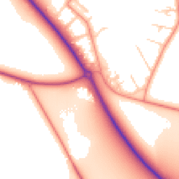 Daytime road noise heatmap for OX10 7LY
