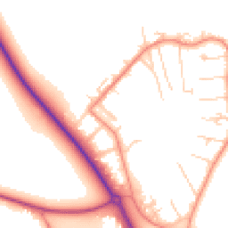Daytime road noise heatmap for OX10 7NR
