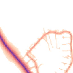 Daytime road noise heatmap for OX10 7NW