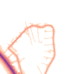 Daytime road noise heatmap for OX10 7PA