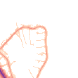 Daytime road noise heatmap for OX10 7PE