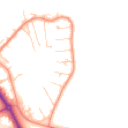 Daytime road noise heatmap for OX10 7QG