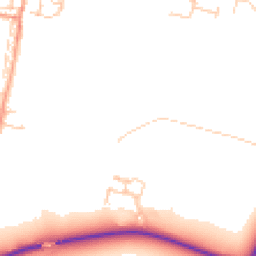 Daytime road noise heatmap for OX10 8BW