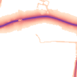 Daytime road noise heatmap for OX10 8BX
