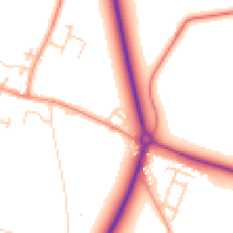 Daytime road noise heatmap for OX10 8DG
