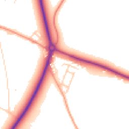 Daytime road noise heatmap for OX10 8DH