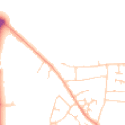 Daytime road noise heatmap for OX10 8DZ