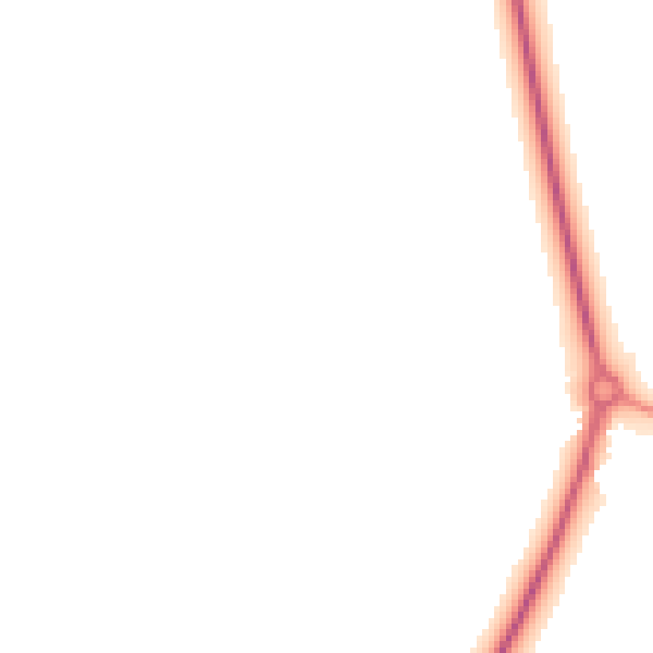 Night-time road noise heatmap for OX10 8EN