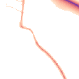 Daytime road noise heatmap for OX10 8FJ