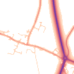 Daytime road noise heatmap for OX10 8FW