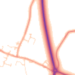 Daytime road noise heatmap for OX10 8GA