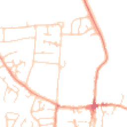 Daytime road noise heatmap for OX10 8HN