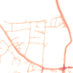 Daytime road noise heatmap for OX10 8LD