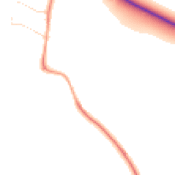 Daytime road noise heatmap for OX10 8LW