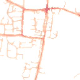 Daytime road noise heatmap for OX10 9AB