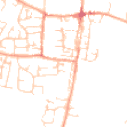 Daytime road noise heatmap for OX10 9AS