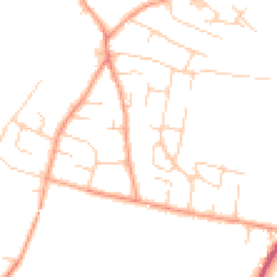 Daytime road noise heatmap for OX10 9BF