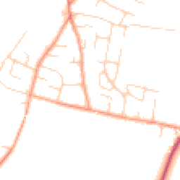 Daytime road noise heatmap for OX10 9FH