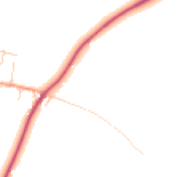 Daytime road noise heatmap for OX10 9GD