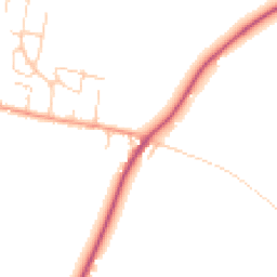 Daytime road noise heatmap for OX10 9GX