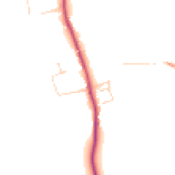 Daytime road noise heatmap for OX10 9JQ