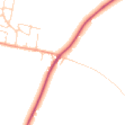 Daytime road noise heatmap for OX10 9JX
