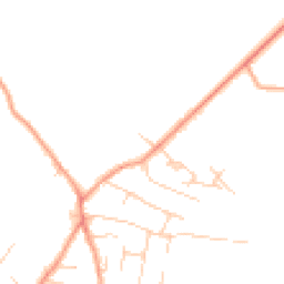 Daytime road noise heatmap for OX10 9LD
