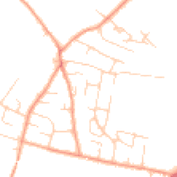 Daytime road noise heatmap for OX10 9NZ