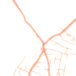 Daytime road noise heatmap for OX10 9PP