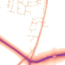 Daytime road noise heatmap for OX10 9QG