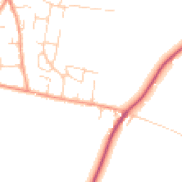 Daytime road noise heatmap for OX10 9QN