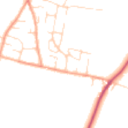 Daytime road noise heatmap for OX10 9QW