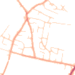 Daytime road noise heatmap for OX10 9QY