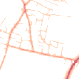 Daytime road noise heatmap for OX10 9QZ