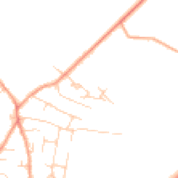 Daytime road noise heatmap for OX10 9RT