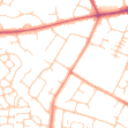 Daytime road noise heatmap for OX11 0AA