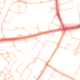 Daytime road noise heatmap for OX11 0AD
